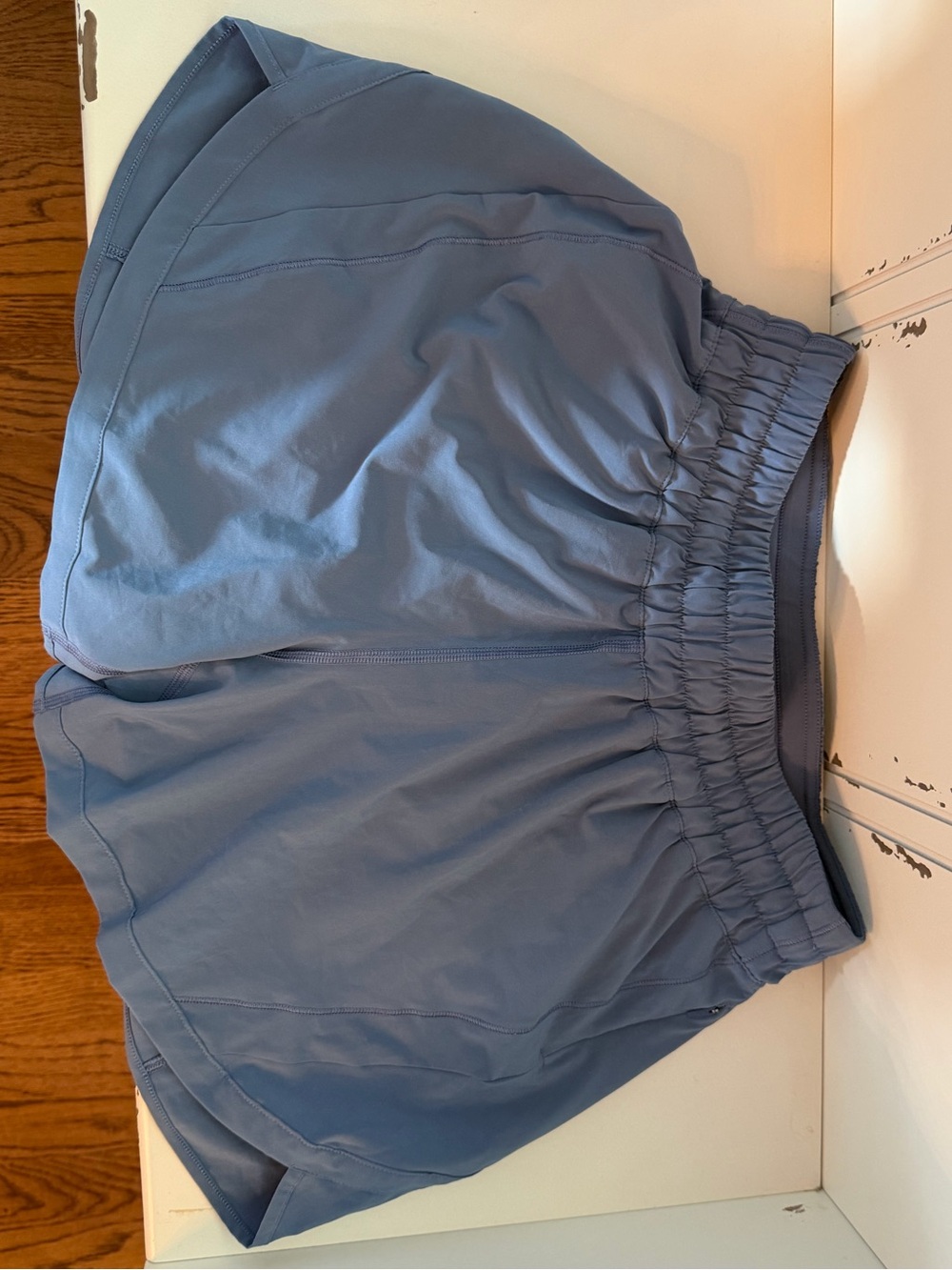 Lululemon high waisted blue shorts